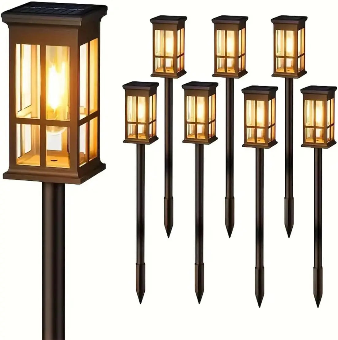 Solar Outdoor Lamp ,Waterproof Landscape Lighting for Garden Yard Patio Walkway Driveway