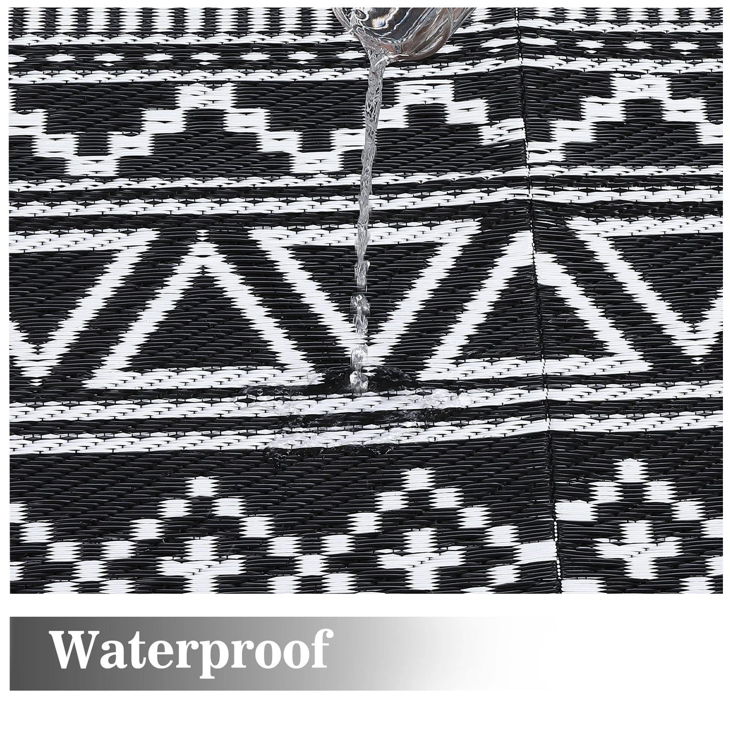 6x9 Reversible Waterproof Outdoor Rug