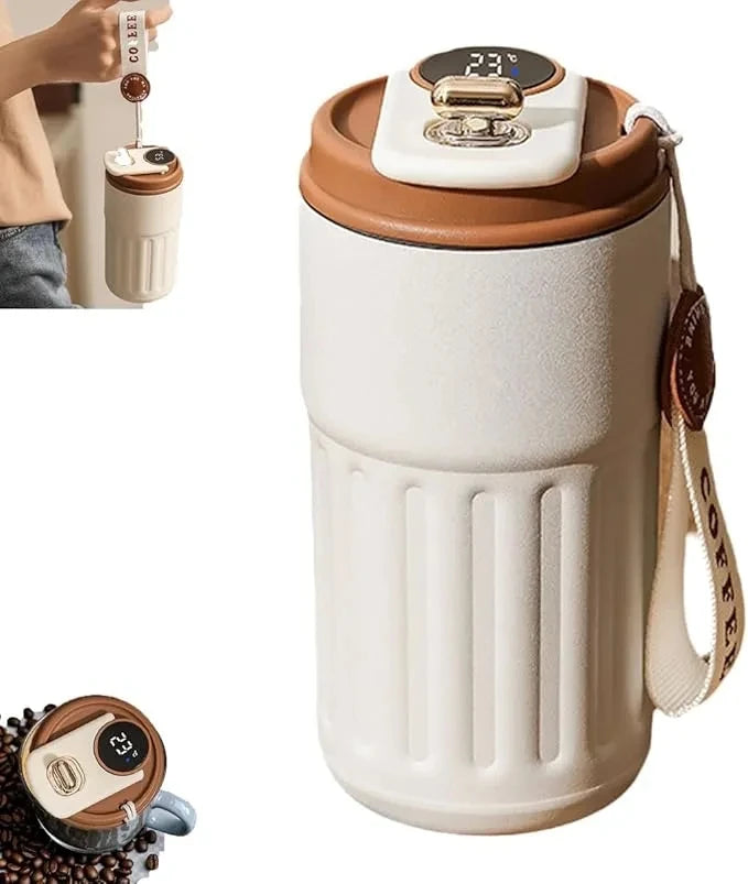 450ML Stainless Steel Thermo Water Bottle, LED Temperature Display Coffee Cup