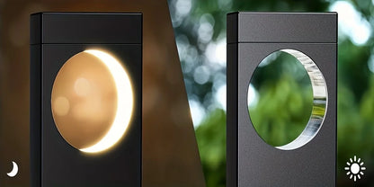 Solar Pathway Outdoor Lights Waterproof Bright Moon Auto On/Off