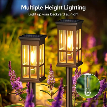 Solar Outdoor Lamp ,Waterproof Landscape Lighting for Garden Yard Patio Walkway Driveway