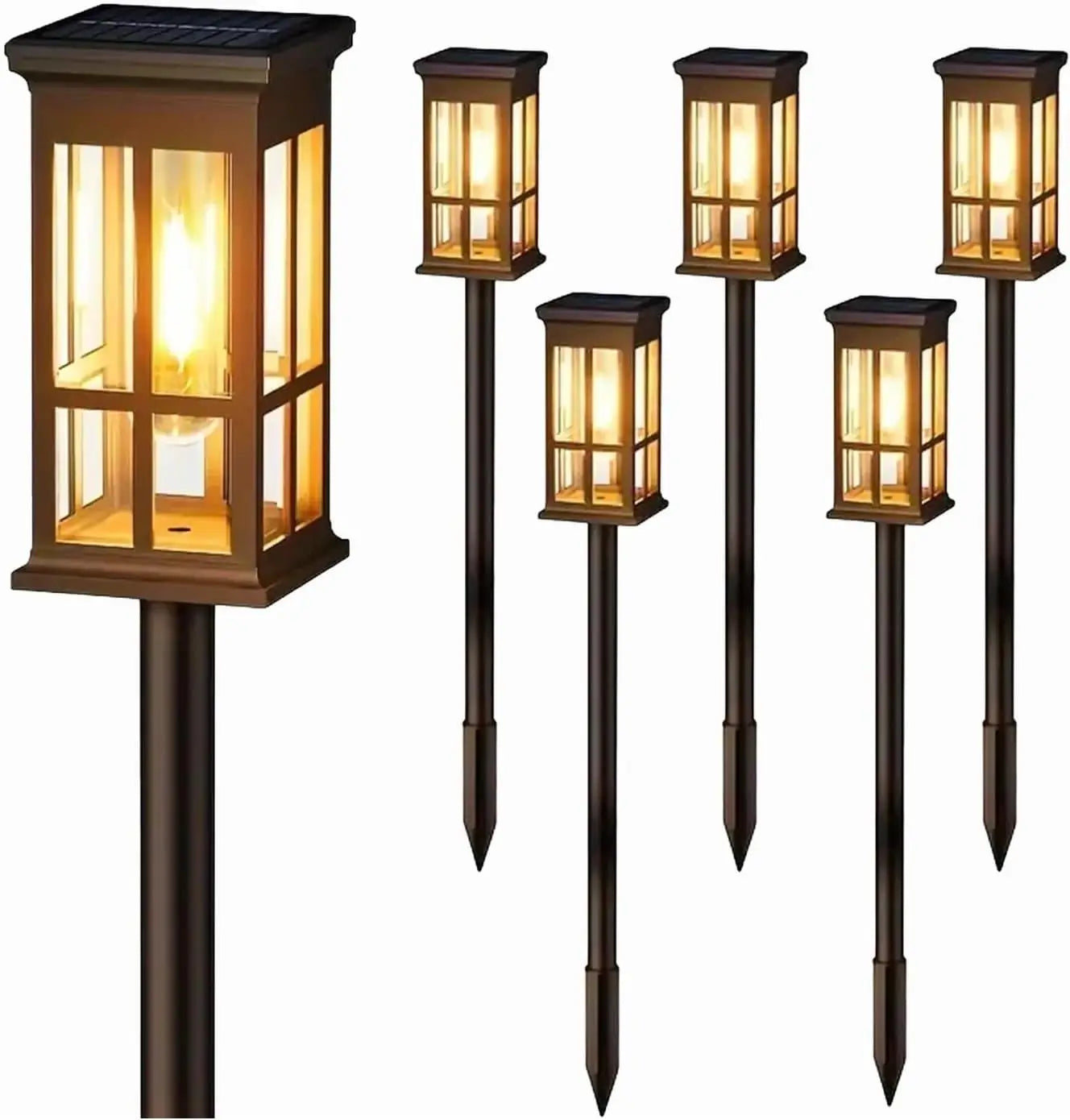 Solar Outdoor Lamp ,Waterproof Landscape Lighting for Garden Yard Patio Walkway Driveway