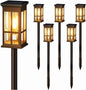 Solar Outdoor Lamp ,Waterproof Landscape Lighting for Garden Yard Patio Walkway Driveway