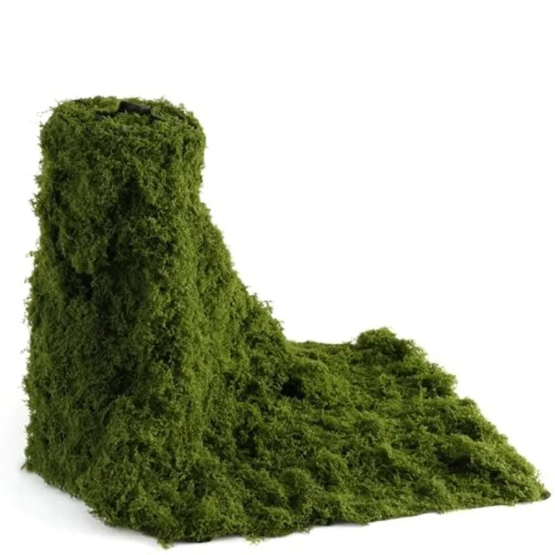 Fake Moss Mat Artificial Moss Roll - 12' X 71' Cloud Soft Feel Moss Table Runner for Decor, Faux Grass Mat for Crafts, DIY Fairy Garden, Wedding & Party Decorations (Realistic Green: 30x180cm)