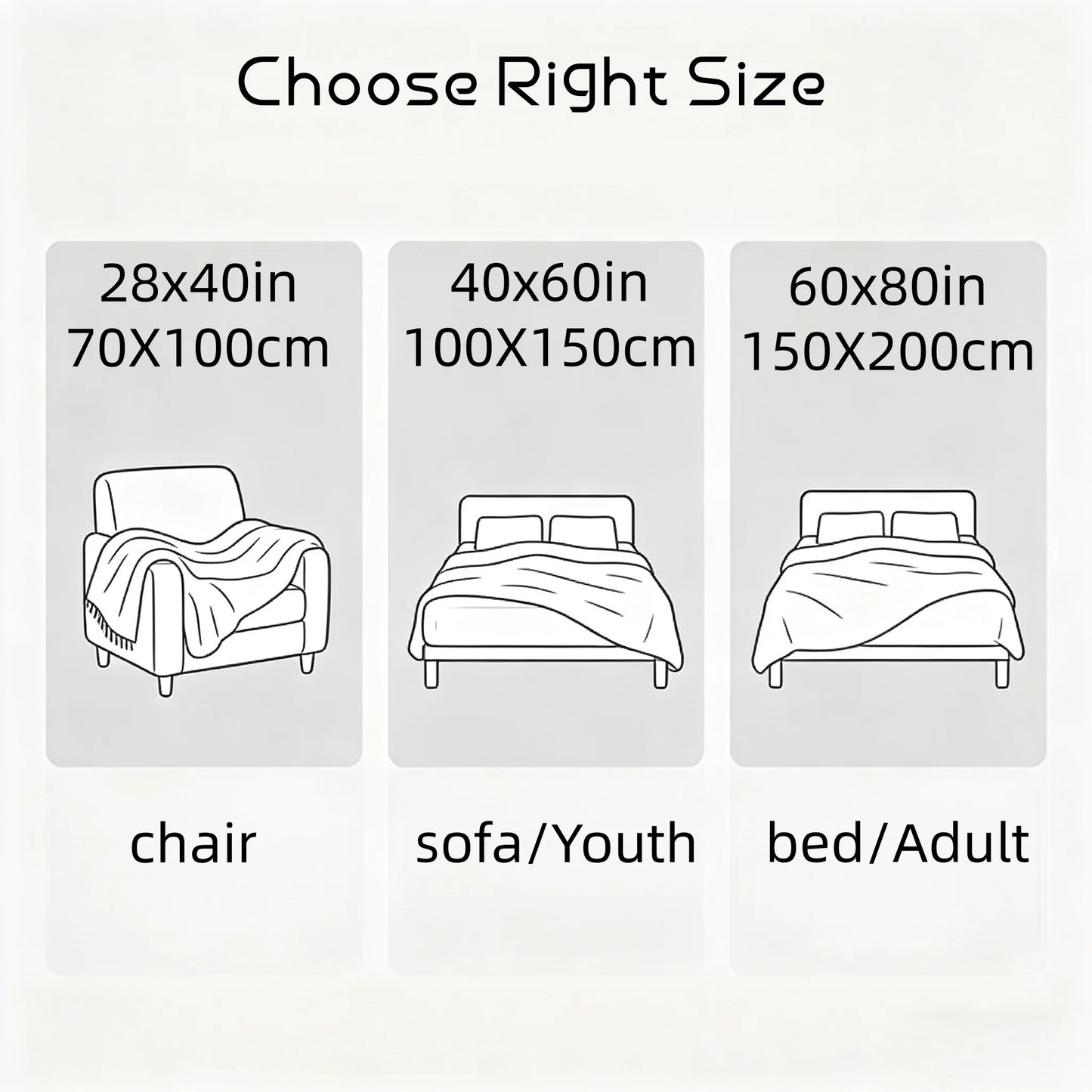Lightweight Fluffy Fleece Blanket, for Sofa or Bed, Machine Washable.