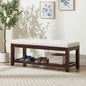 44" Bed Bench,Upholstered Linen for Living Room, or Hallway