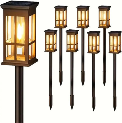 Solar Outdoor Lamp ,Waterproof Landscape Lighting for Garden Yard Patio Walkway Driveway