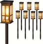 Solar Outdoor Lamp ,Waterproof Landscape Lighting for Garden Yard Patio Walkway Driveway