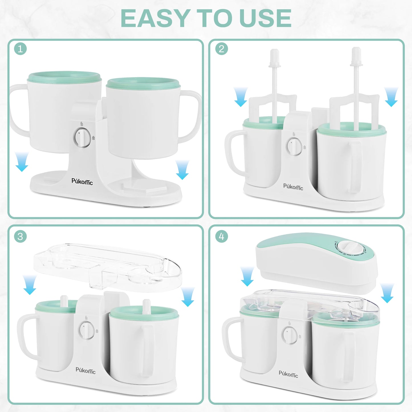 ce Cream Maker & Popsicle Maker, Dual-Cup Design