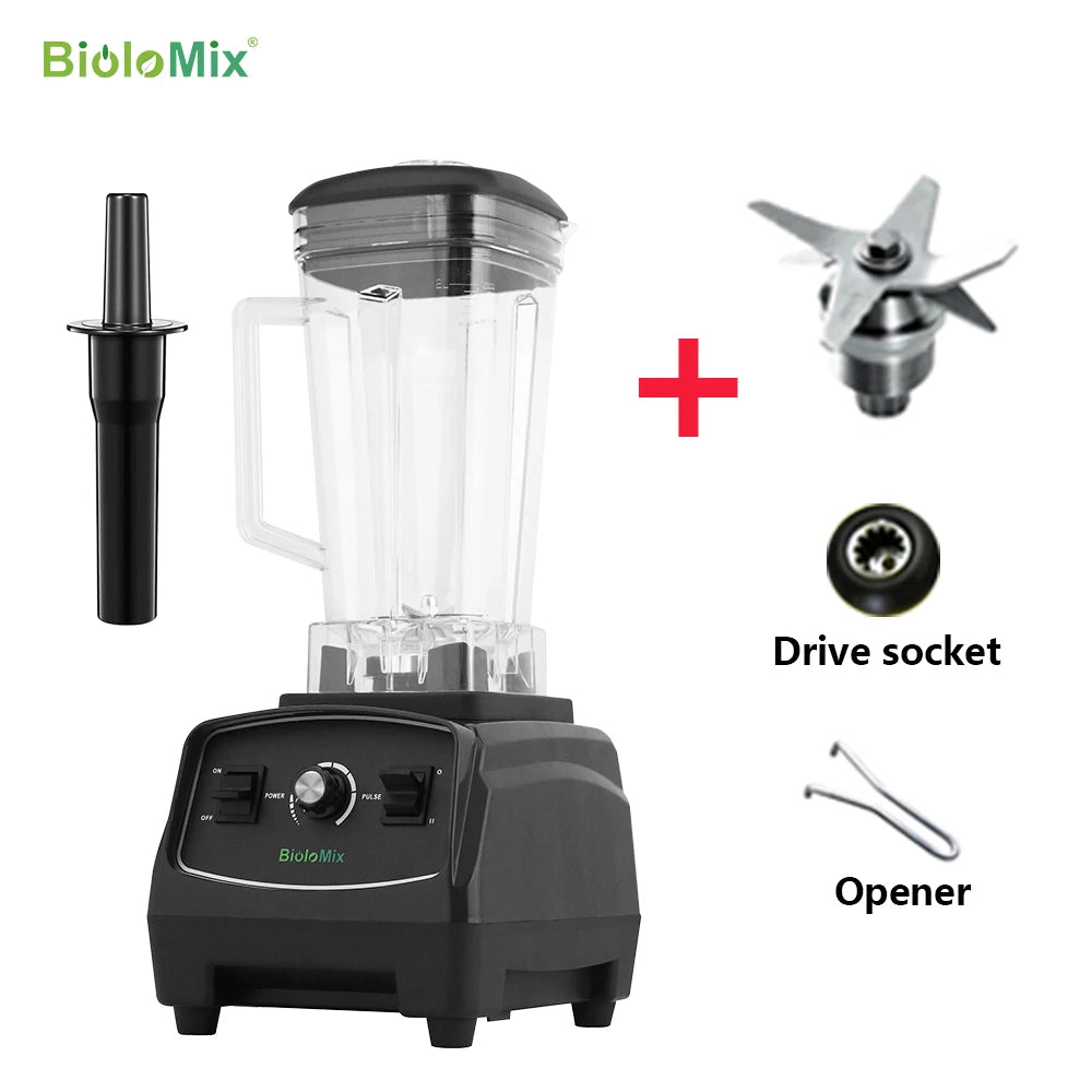 BPA Free 3HP 2200W Heavy Duty Grade Blender, Mixer, Juicer -  High Power Food Processor