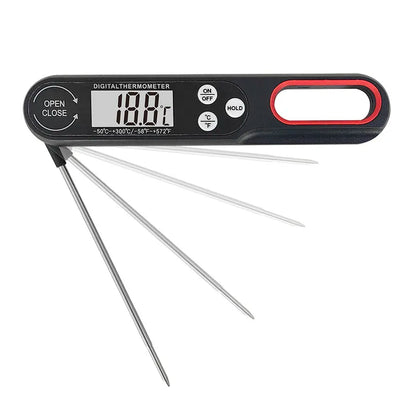 Digital Meat Thermometer, BBQ Probe for Water, Milk, Oil, Liquid, Oven, Temperaure Sensor Meter Thermocouple