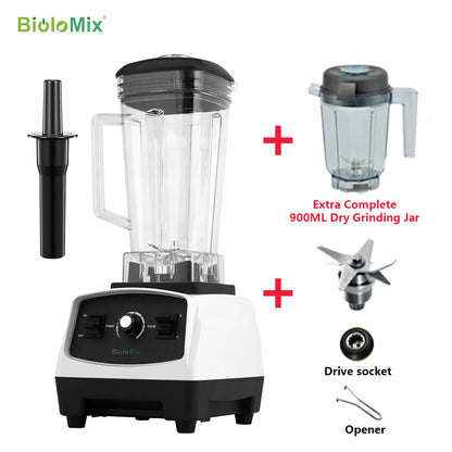 BPA Free 3HP 2200W Heavy Duty Grade Blender, High Power Food Processor