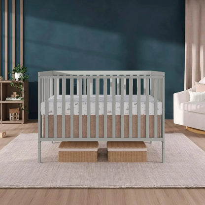 5-in-1 Convertible Full-Size Baby Crib with Toddler, Day & Full Bed