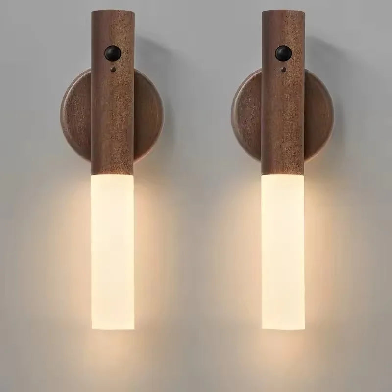 Portable LED Sensor Night Light, Usb Power Charging Indoor Wall Lamp for Living Room Stairs Porch