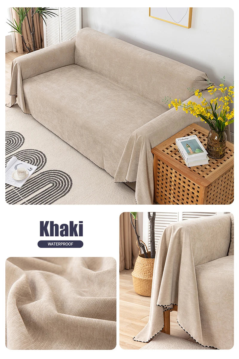 Waterproof Sofa Blanket, Durable Fabric Dust-proof Anti-scratch