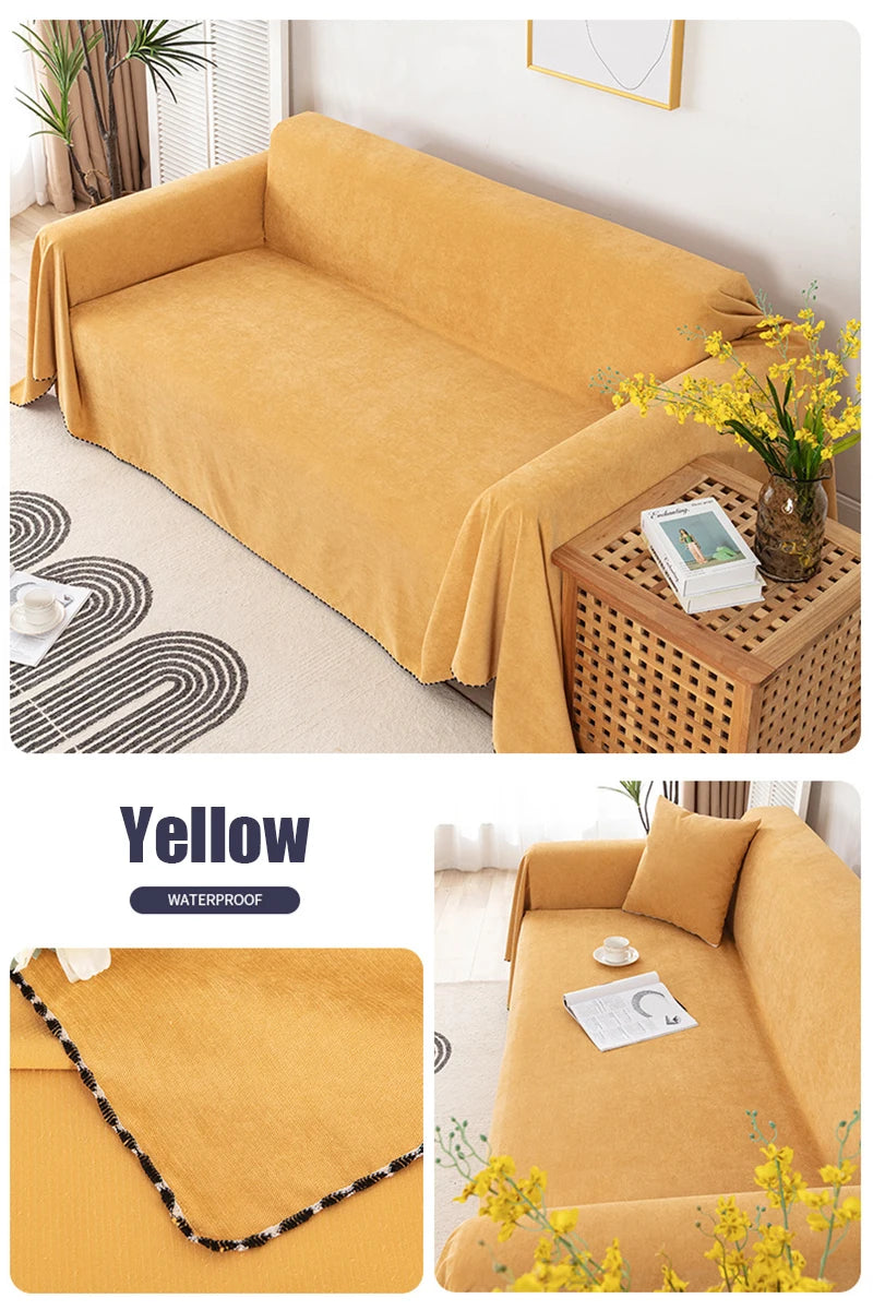 Waterproof Sofa Blanket, Durable Fabric Dust-proof Anti-scratch