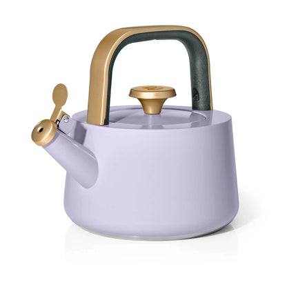 Beautiful 1.8L Ceramic Non-Stick Stovetop Tea Kettle, Sage Green by Drew Barrymore