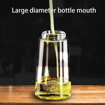 2PCS Glass Olive Oil Bottles, 2-In-1 Dropper & Oil Sprayer Kitchen Gadgets, Dark Green Glass For Anti-Oxidation, 16oz/480ml Seasoning Storage Bottles, Oil Sprayer & Dispenser, Perfect Housewarming Gift!