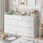 Kids Dresser Cabinet with 7 Drawers, Changing Table for Nursery
