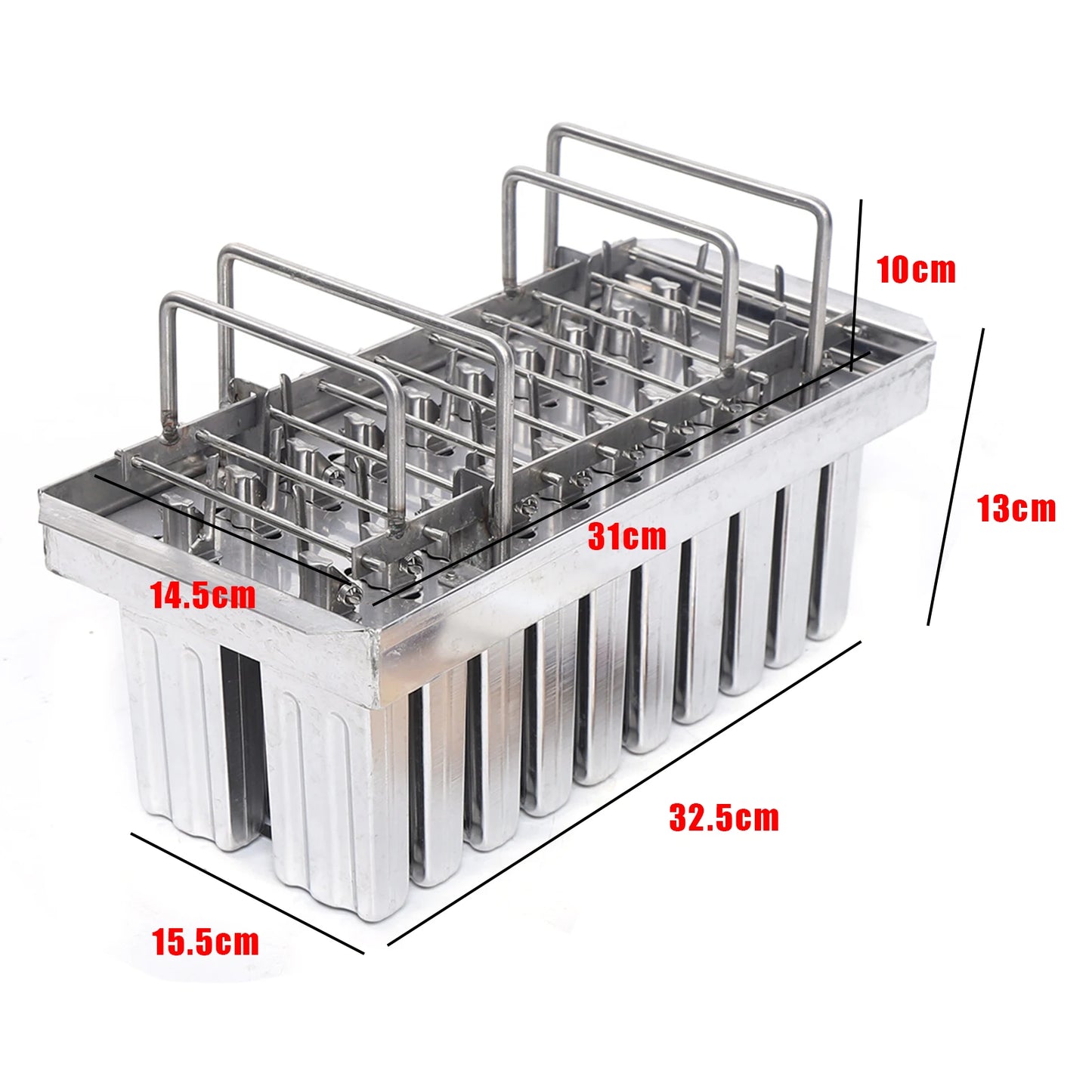 Large Capacity Ice Pop Mold for 20 Ice Cream