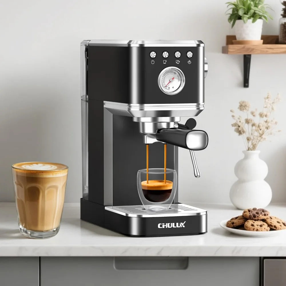 20 Bar Espresso Machine with Milk Frother,Perfect for Home Latte & Cappuccino