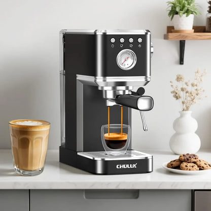 20 Bar Espresso Machine with Milk Frother,Perfect for Home Latte & Cappuccino