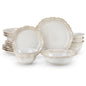 16/32 Piece Dinner Sets with 4 PCS Dinner Plate/Dessert/Cereal Bowl/Soup