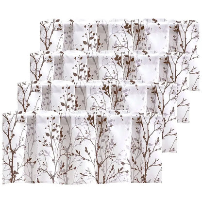 Branch Printed Curtain Valance, 18 Inches long