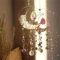 1pc Amethyst Moon Crystal Prism Daylight Catcher