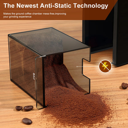 Automatic Burr Coffee Grinder With 28 Adjustable Gears for Espresso French Press Drip Coffee