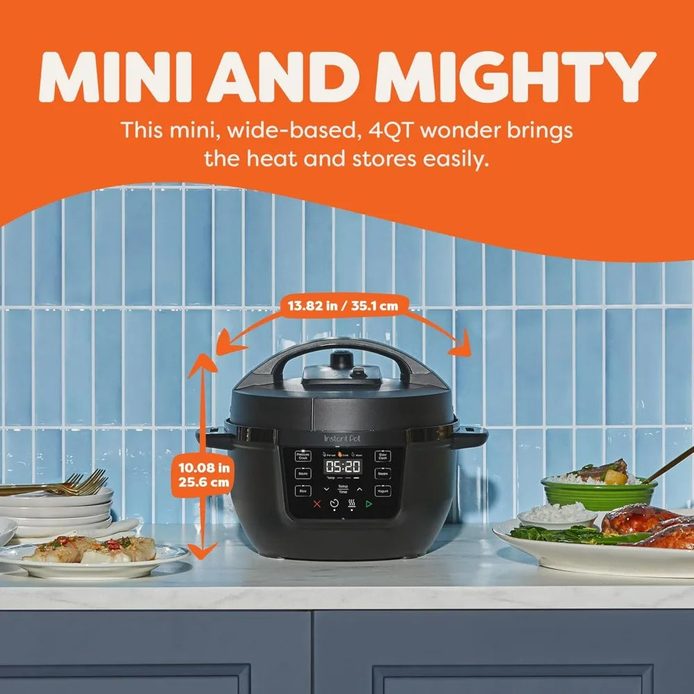 4Qt Mini Instant Pot 7-in-1 Multi-Pressure Cooker for Rice, Yogurt and more