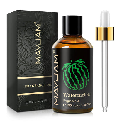 100ml Fragrance Oil, Coconut & Vanilla White Musk Sea Breeze Baby Powder Dragons Blood Sweet Tobacco Freesia for Aromatherapy Diffuser Humidifier Burner, Strawberry Watermelon Cherry Coconut Cranberry