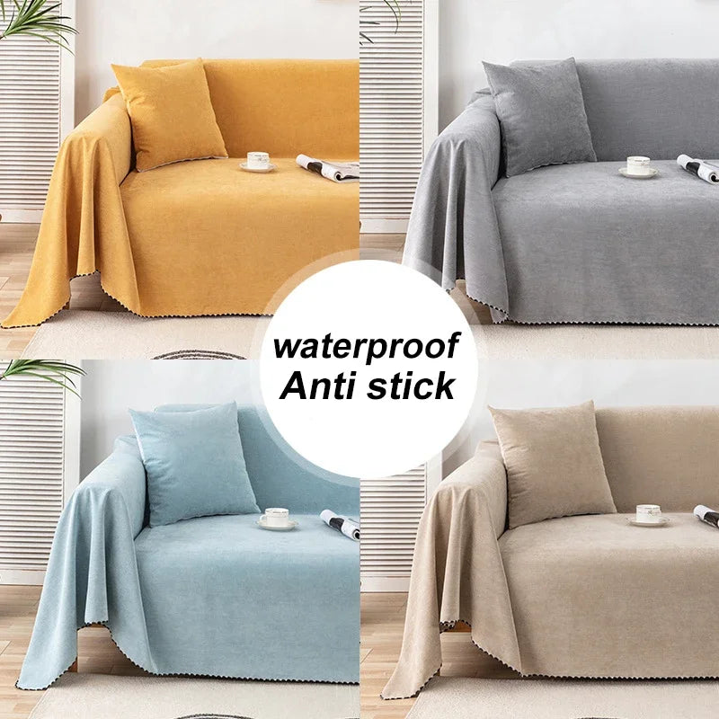 Waterproof Sofa Blanket, Durable Fabric Dust-proof Anti-scratch
