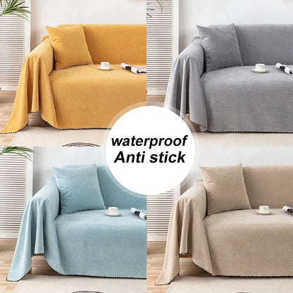 Waterproof Sofa Blanket, Durable Fabric Dust-proof Anti-scratch