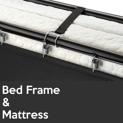 Folding Bed, 80x190cm with 7cm Thick Memory Foam Mattress, Portable
