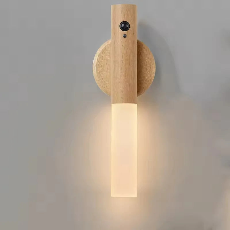 Portable LED Sensor Night Light, Usb Power Charging Indoor Wall Lamp for Living Room Stairs Porch