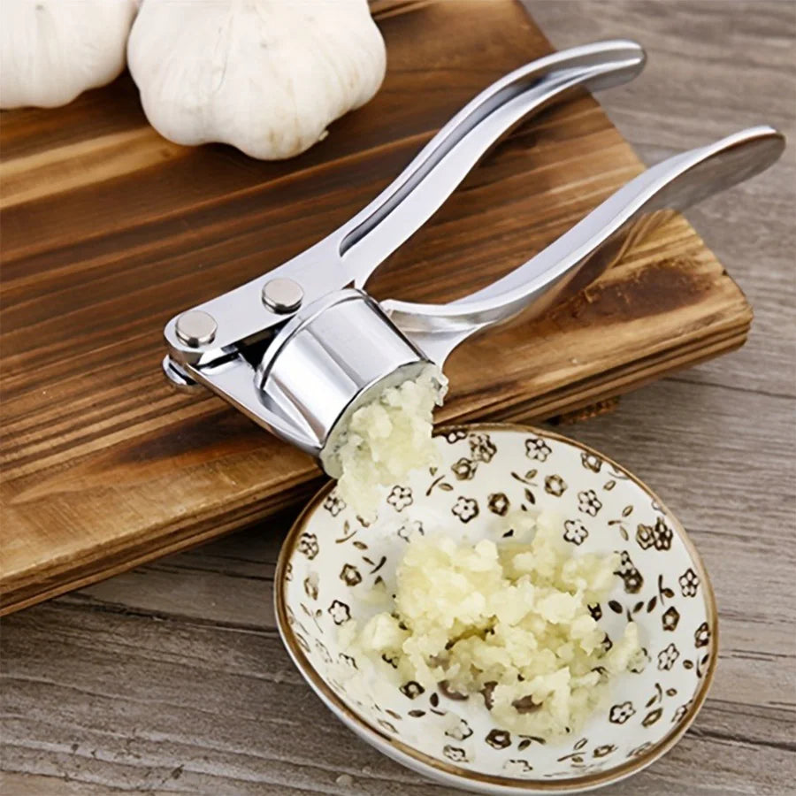 Durable Aluminum Commercial Heavy Duty Garlic Press
