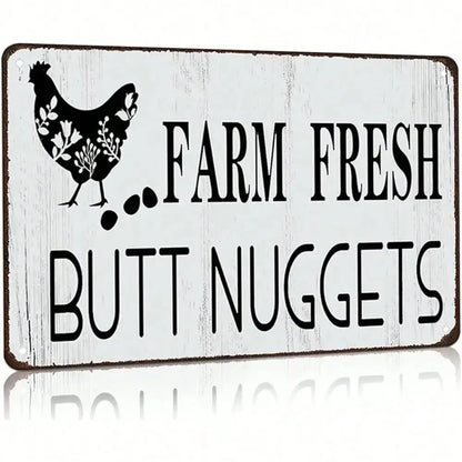 Vintage Metal Tin Sign
