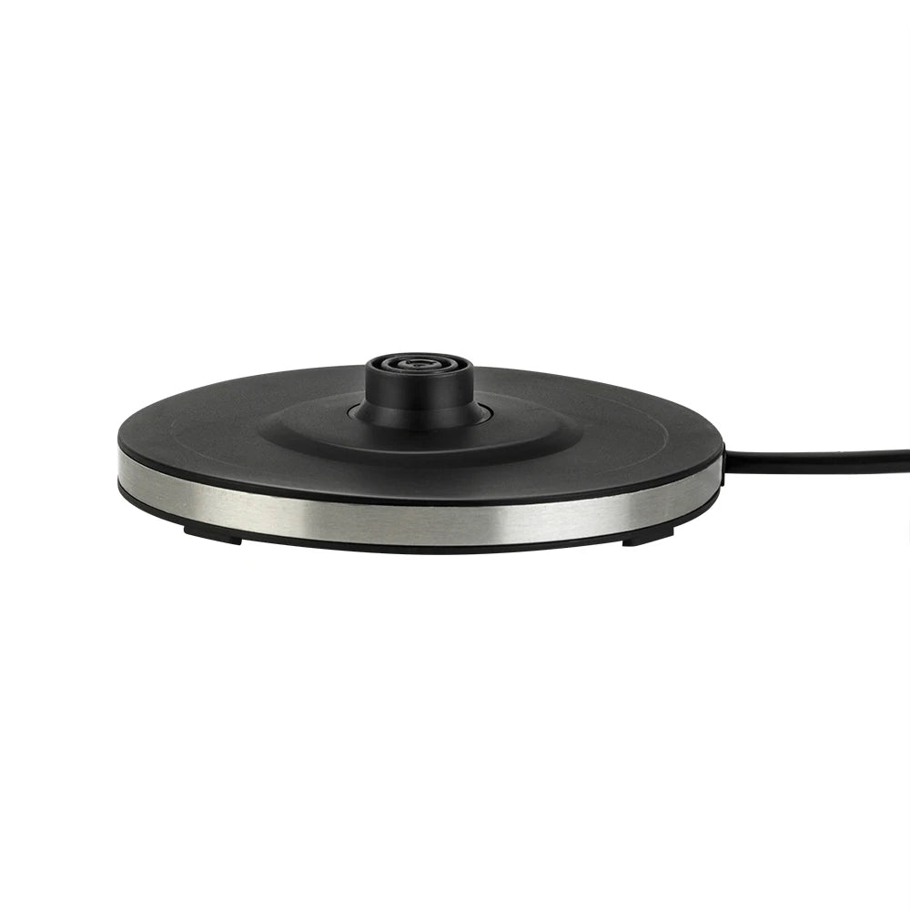 110V 1200W 1.8L Electric Glass Kettle, US Plug, Borosilicate Glass, Blue LED Auto Shut Off 360 Rotation Base