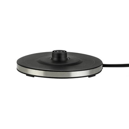 110V 1200W 1.8L Electric Glass Kettle, US Plug, Borosilicate Glass, Blue LED Auto Shut Off 360 Rotation Base