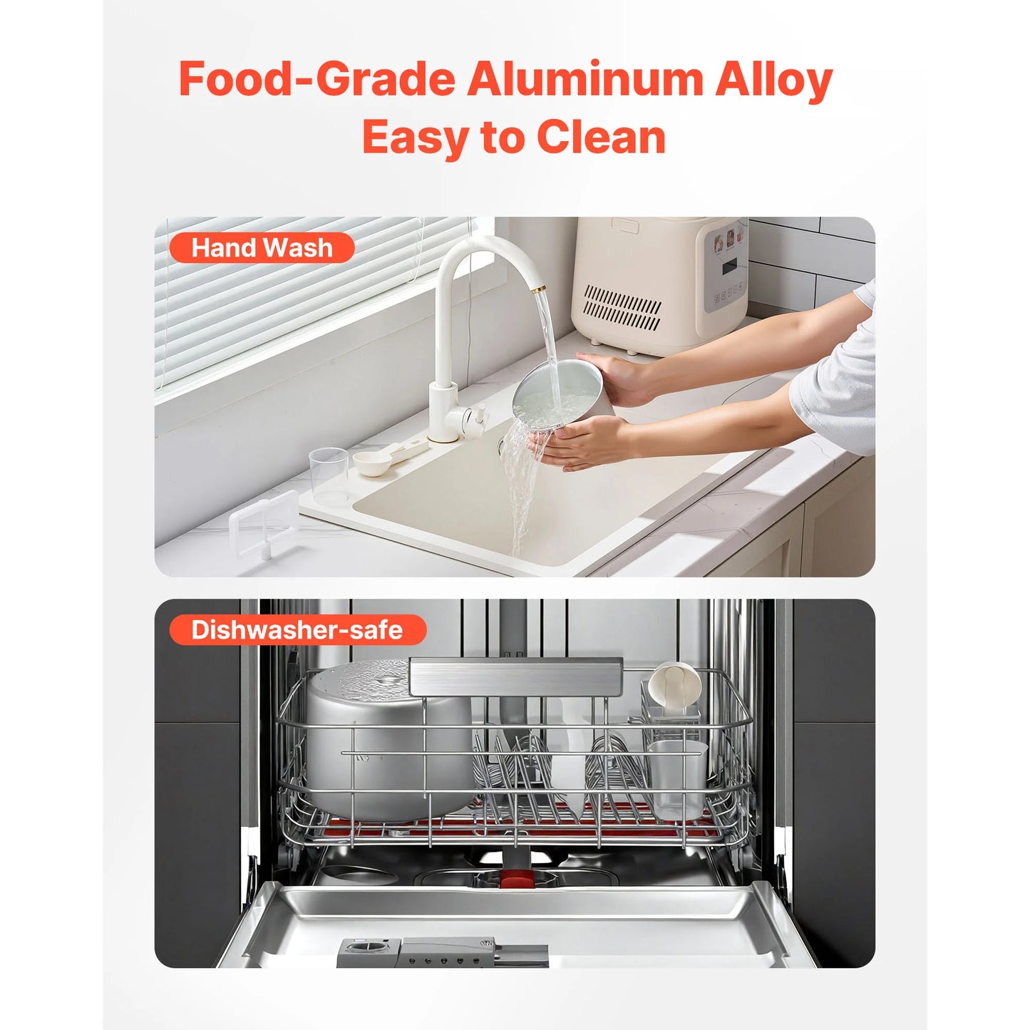 Upright Automatic Ice Cream Maker with Built-in Compressor, 1 Quart No Pre-freezing, Gelato,  Frozen Yogurt