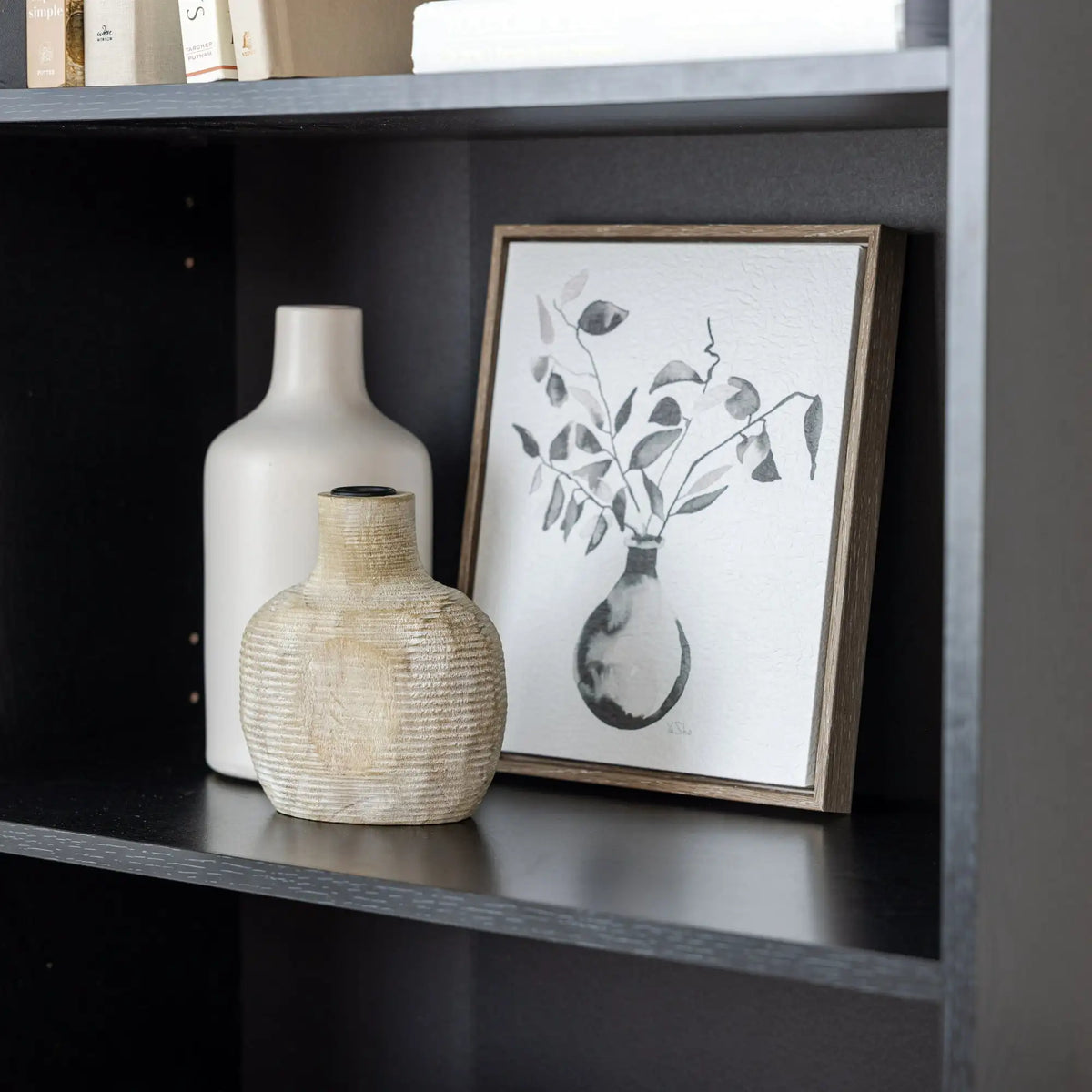 Mainstays 5-Shelf Bookcase with Adjustable Shelves, White