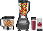 72 oz Blender, 8-Cup Food Processor, To-Go Cups - Ice Crushing & More