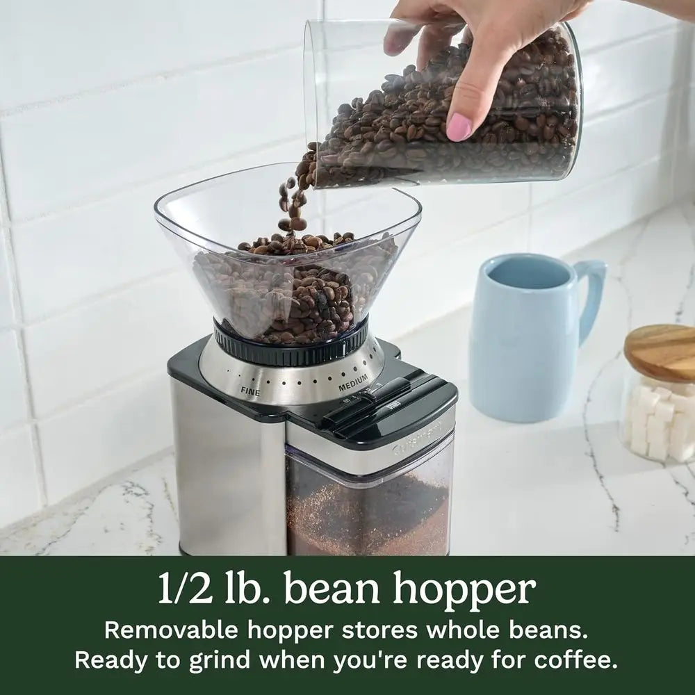 Electric One-Touch Automatic Burr Coffee Grinder with 18-Position Grind Selector