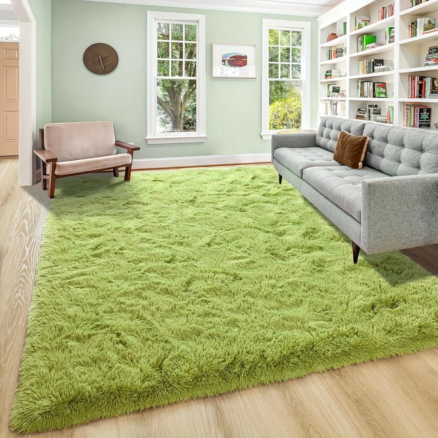1pc Super Large Luxury, Modern, Machine Washable 8X10 Feet Area Rug for Living Room, Bedroom