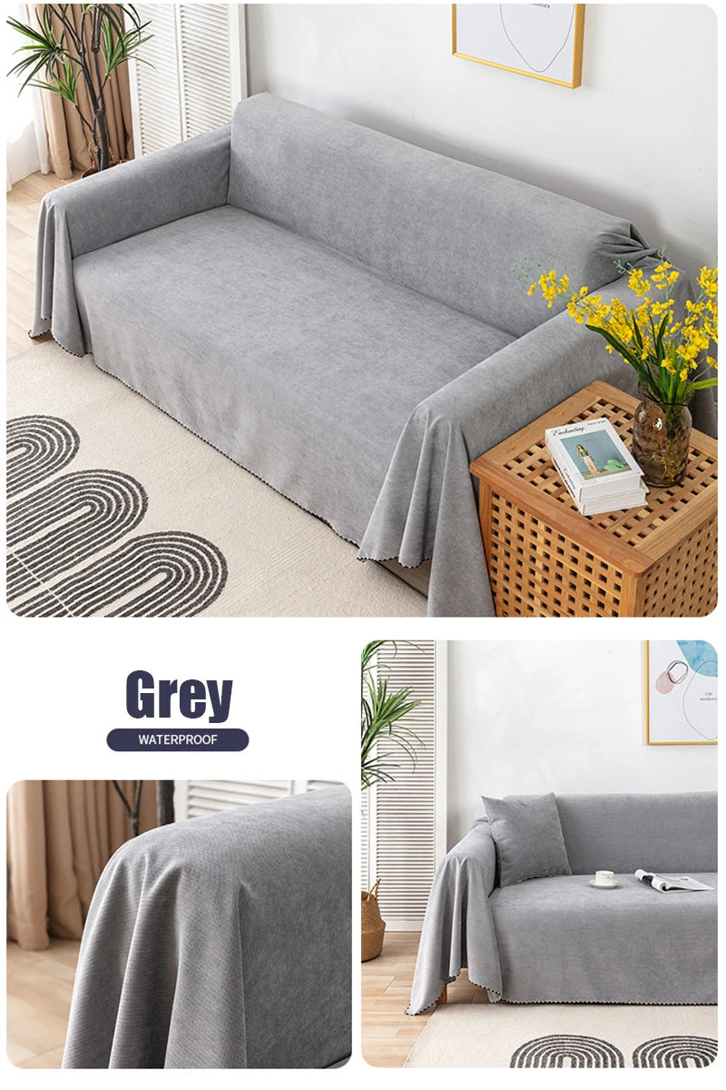 Waterproof Sofa Blanket, Durable Fabric Dust-proof Anti-scratch