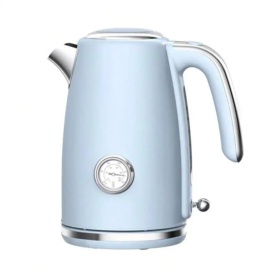 Electric Kettle 1.7L, Quick Heating With Thermometer, LED Indicator
