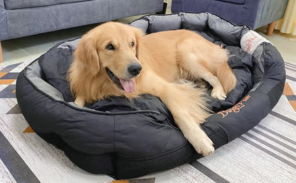 XXL XL Large Orthopedic Sofa Dog Bed, Waterproof, Washable Removable Cushion