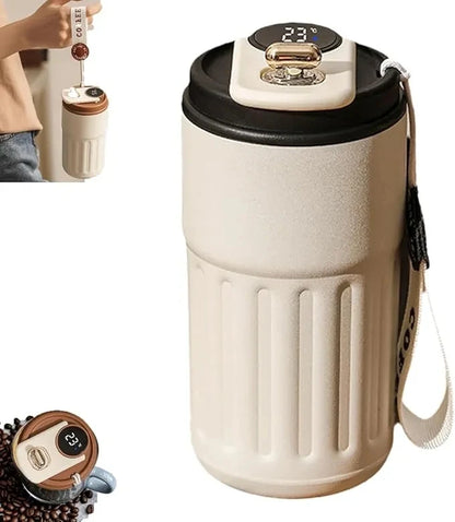 450ML Stainless Steel Thermo Water Bottle, LED Temperature Display Coffee Cup