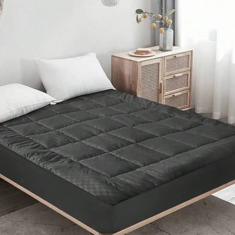 Mattress Topper, Ultra-Thick, Cooling, Breathable, Quilted, Suitable For All Mattress Types